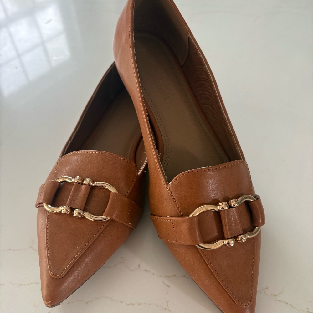 ASOS Ballet Flat w/pointed toe 7M in tan